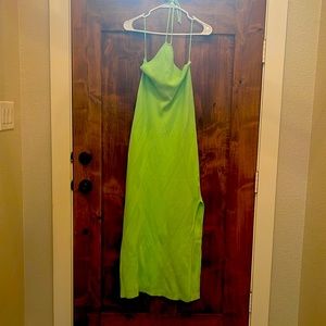 Free People green vert dress